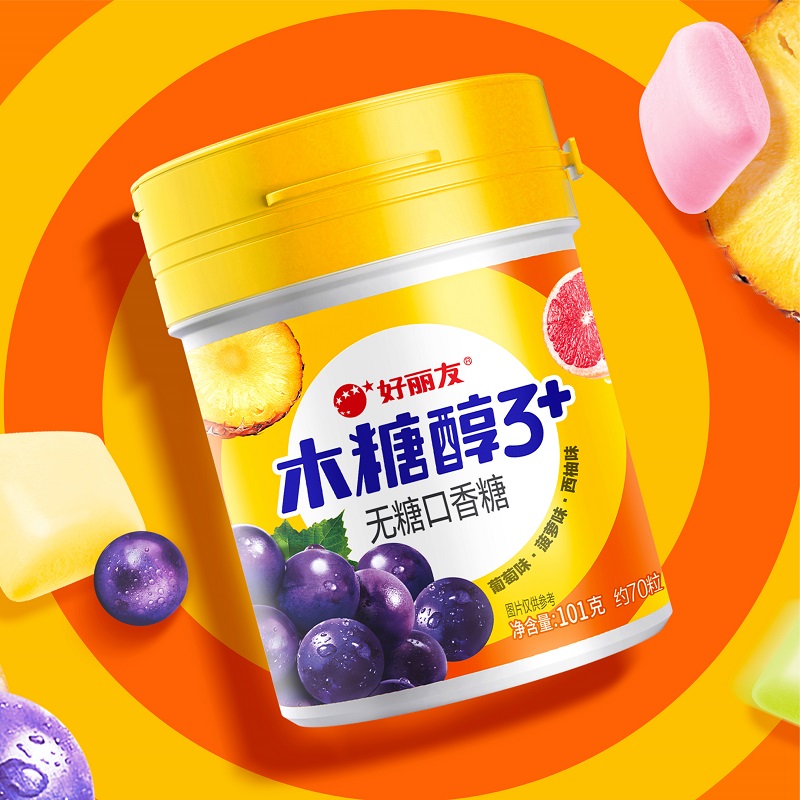 好丽友 木糖醇3+